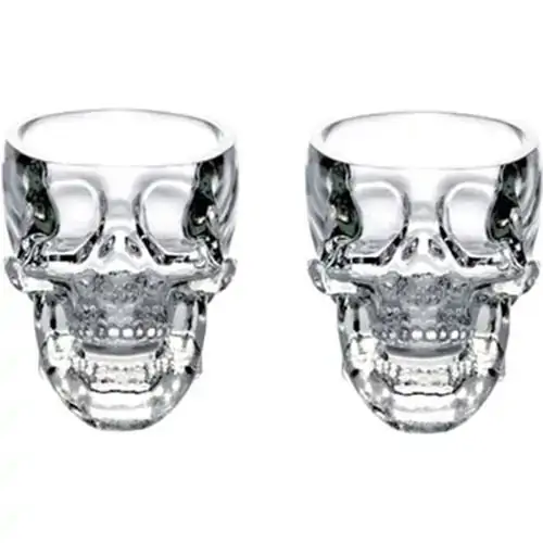 Conjunto C/02 Copos Skull 24083 Urban
