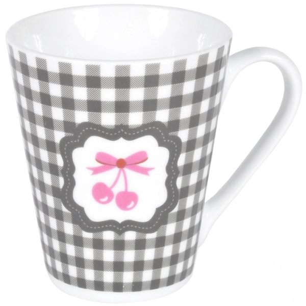 Caneca Porcelana Chess Black