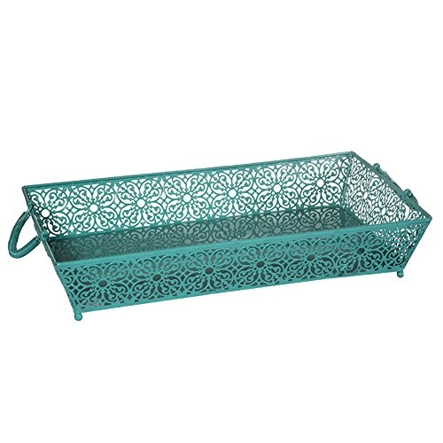 Bandeja Metal Urban 30x9x50cm Le Fleur Verde