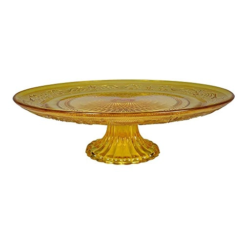 Bandeja Vidro Urban 29x9cm Delishop Amarela