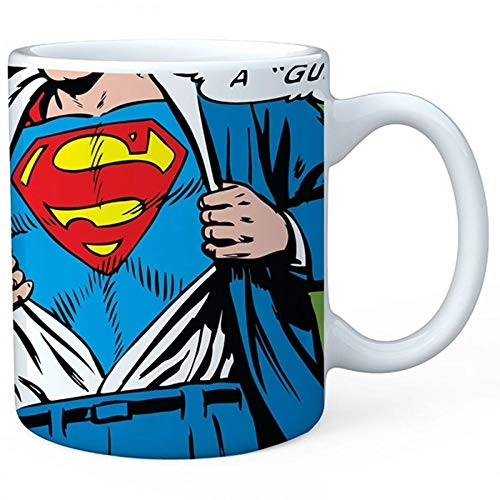 Caneca Porcelana Superman Simbolo
