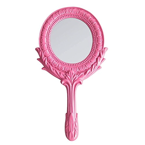 Espelho De Mao Urban Resina Combers Grego Pink
