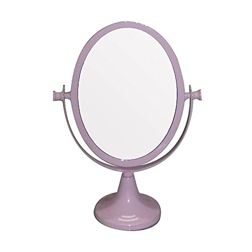 Espelho Mesa Metal Urban Romantic Oval Pink