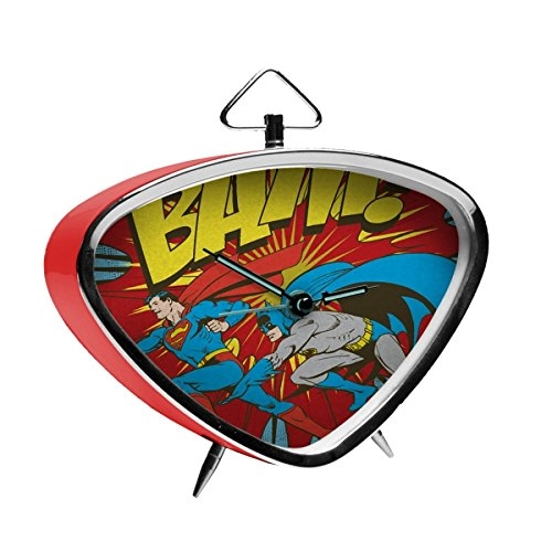 Relogio Mesa Metal Triangular Urban Dc Batman