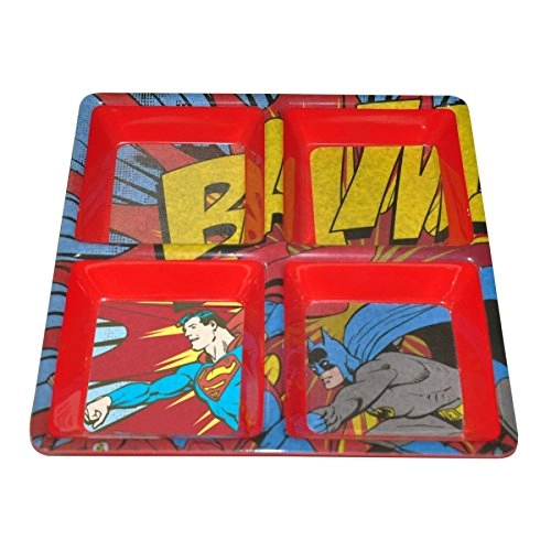 Petisqueira Melamine Batman/robin Quadrada