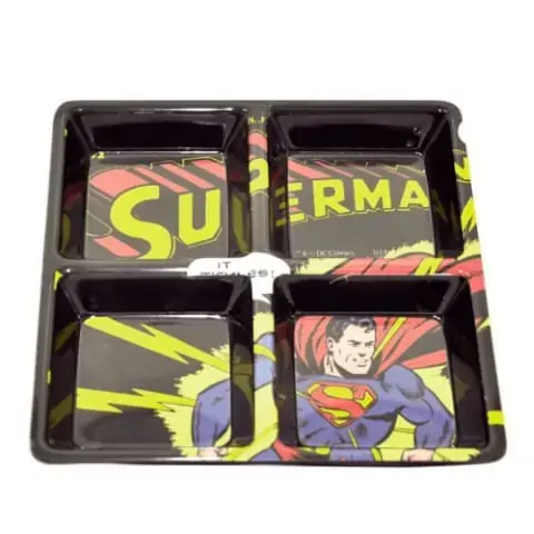 Petisqueira Melamine Superman Quadrada