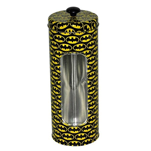 Porta Canudos Metal 8,5x22cm Dc Batman Preto