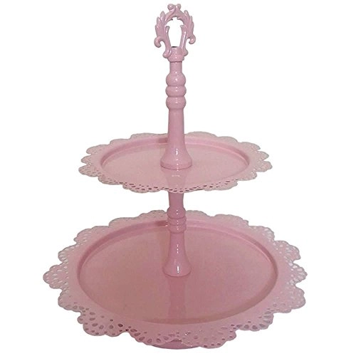 Bandeja Ferro Urban 34,5x3cm Fancy Redonda Rosa