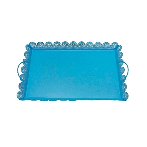 Bandeja Ferro Urban 49x29cm Fancy Quadrada Azul