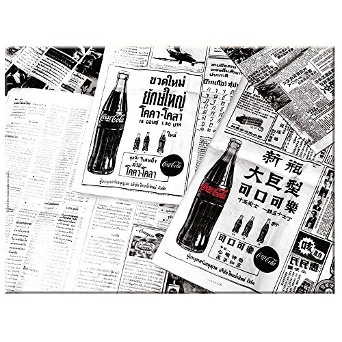 Tabua Vidro Urban 20x30cm Coca Cola Newspaper P B