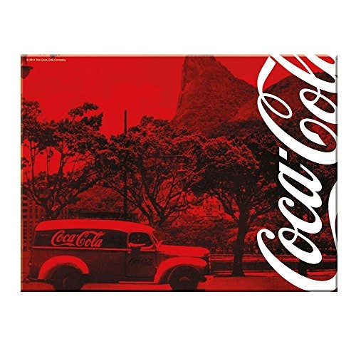 Tabua Vidro Urban 20x30cm Coca Cola Wood Vermelho