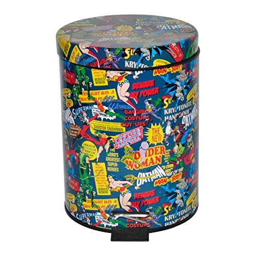 Lixeira Metal 5l Super Heroes