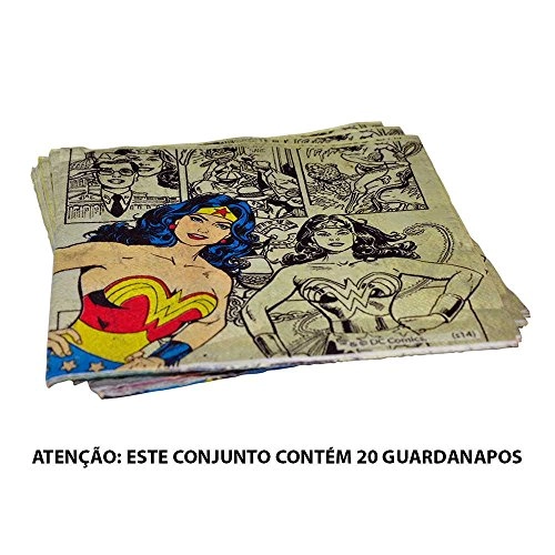 Guardanapo Papel Dc Comics Super Heroes Colorido