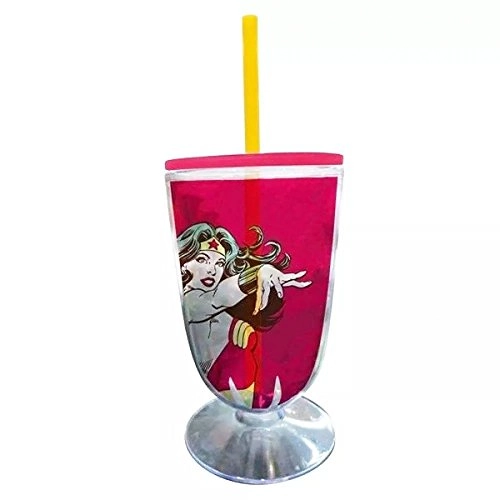 Taca Acrilica Urban Dc Wonder Woman Super Power