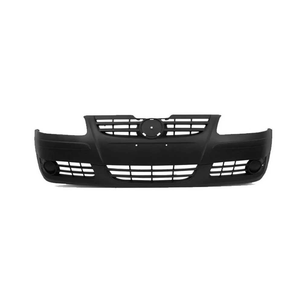 Para-choque Dianteiro Preto Liso sem Furo - WOLFF/PLASTIRON 30035