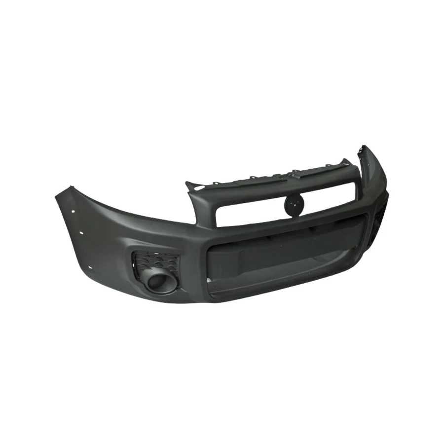 Para-choque Dianteiro FIAT STRADA Cinza Texturizado sem Furo - WOLFF/PLASTIRON 33099