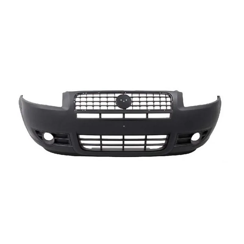 Para-choque Dianteiro FIAT STRADA Cinza Texturizado com Furo - WOLFF/PLASTIRON 33101