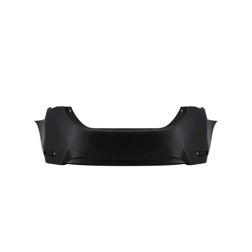 Para-choque Traseiro TOYOTA COROLLA Preto Liso - WOLFF/PLASTIRON 39002