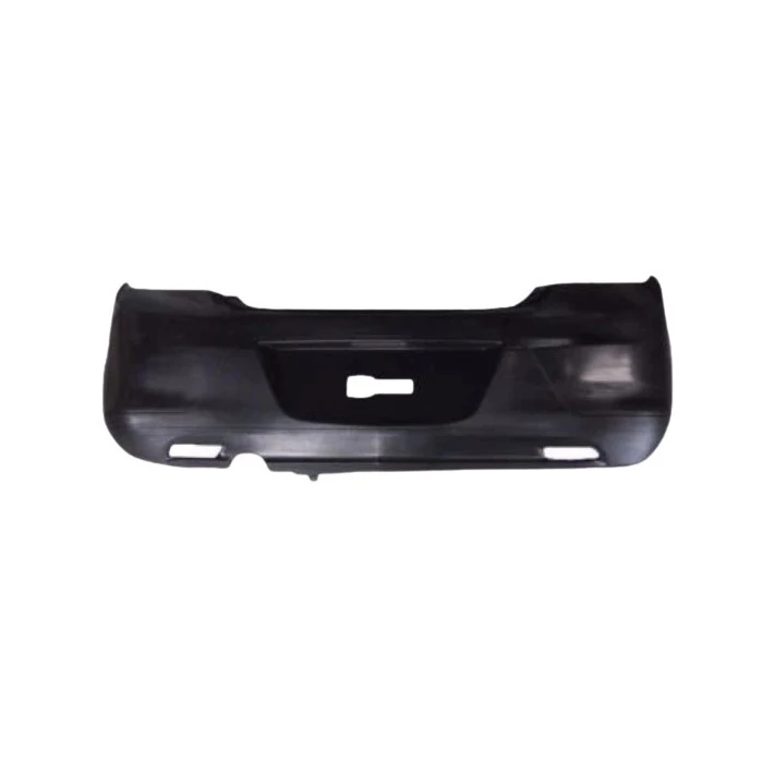 Para-choque Traseiro CHEVROLET - GM ONIX Preto Liso com Furo Refletor - WOLFF/PLASTIRON 37020
