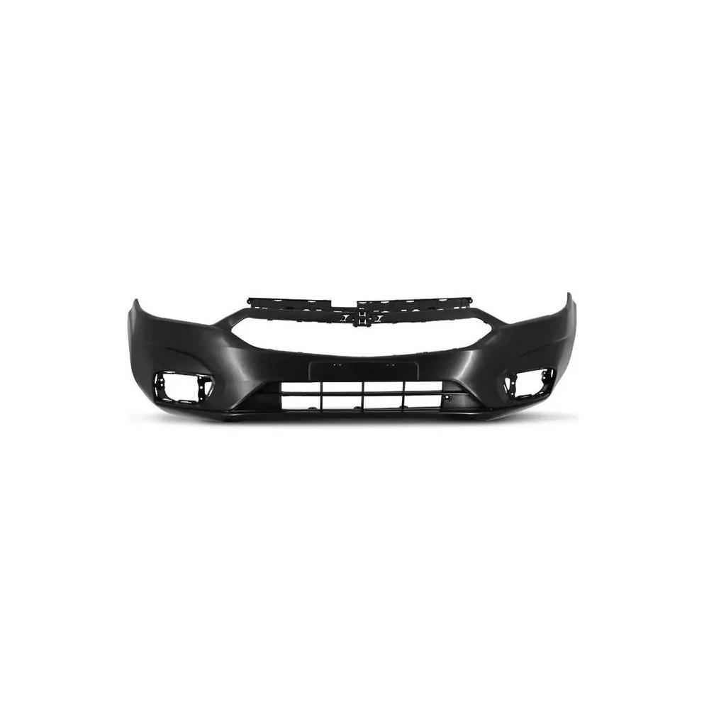 Para-choque Dianteiro CHEVROLET - GM ONIX/PRISMA Preto Liso sem Furo - WOLFF/PLASTIRON 37019