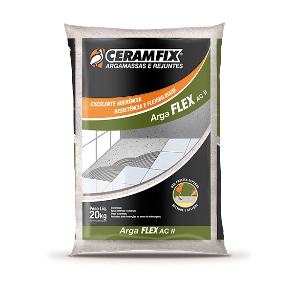 Argamassa Pastilhas e Mosaicos Interno e Externo 20kg Cinza Ceramfix
