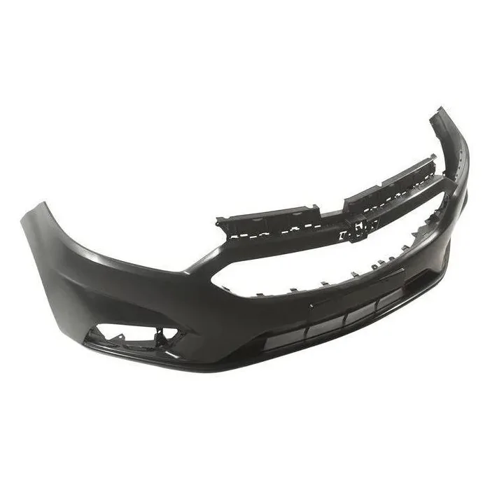 Para-choque Dianteiro Preto Liso com Furo - WOLFF/PLASTIRON 37031