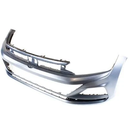 Para-choque Dianteiro VOLKSWAGEN POLO/VIRTUS Preto Liso sem Furo - WOLFF/PLASTIRON 30093