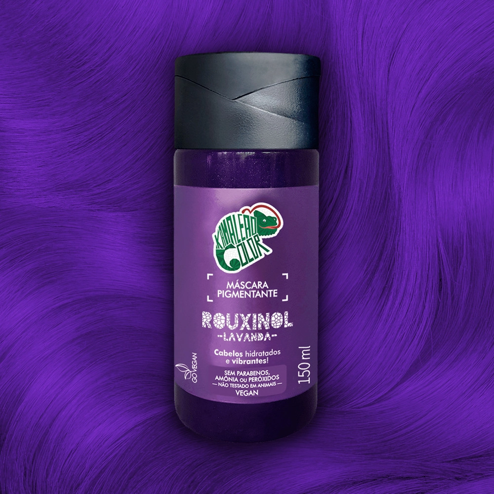 Kamaleão Color Máscara Pigmentante Rouxinol Lavanda 150ml