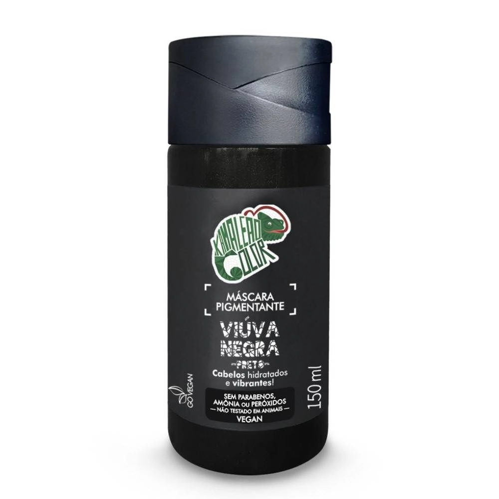 Kamaleão Color Máscara Pigmentante Viúva Negra 150ml
