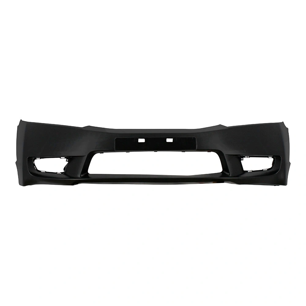 Para-choque Dianteiro HONDA CIVIC com Ressalto para Placa Preto Liso - DTS 8060