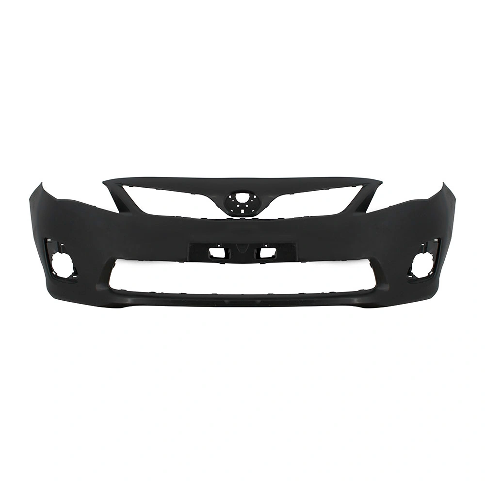 Para-choque Dianteiro TOYOTA COROLLA Preto Liso com Furo - DTS 7013