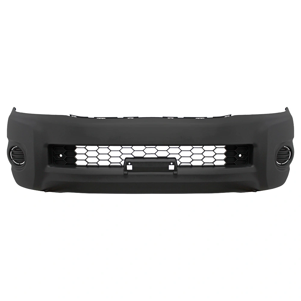 Para-choque Dianteiro TOYOTA HILUX Preto Liso sem Furo Milha - DTS 7016I