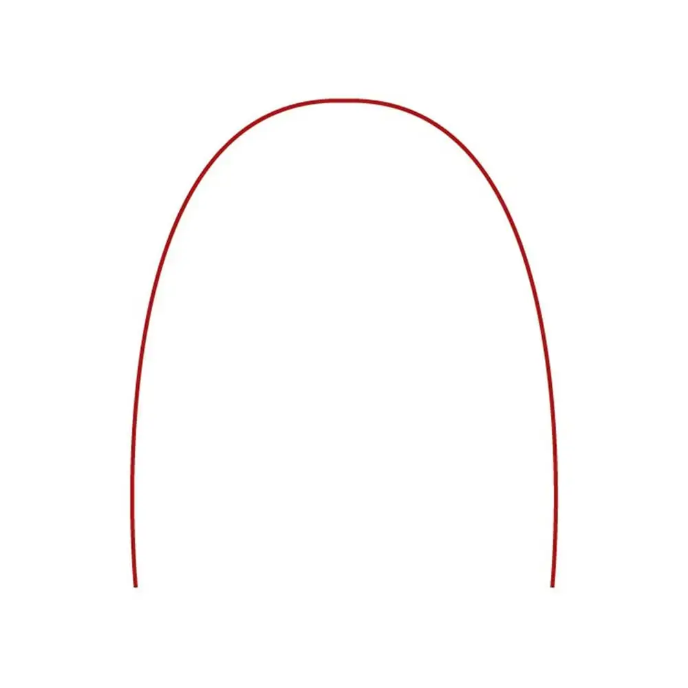 Arco Aço Inox Redondo Inferior .018 Vermelho - Tecnident