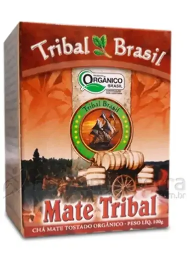 Chá Mate Tostado Orgânico Tribal Brasil 100g