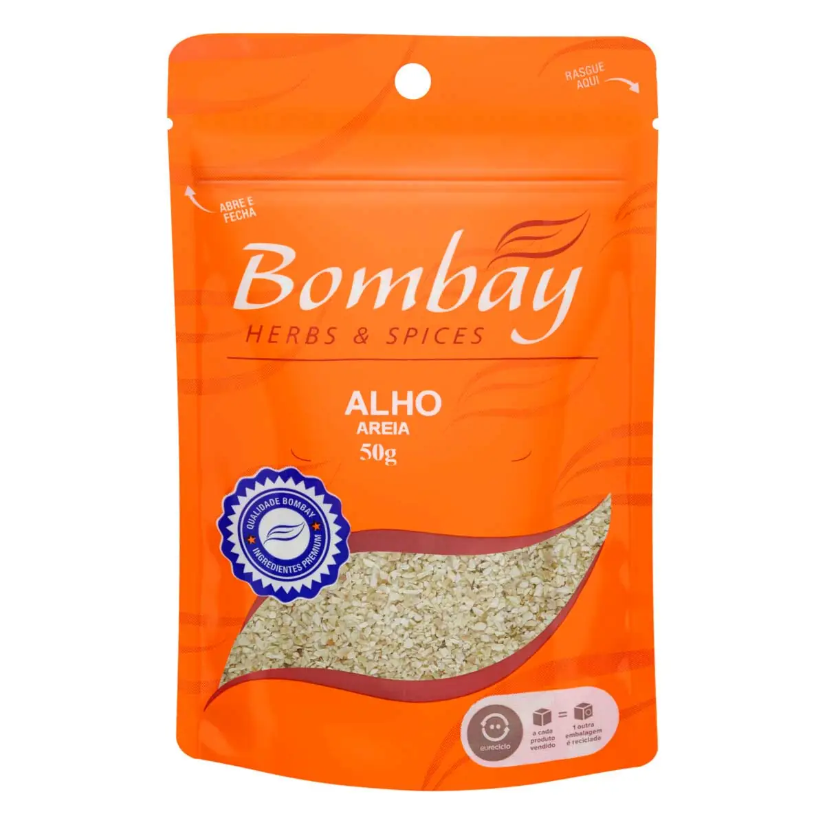 Alho em Areia Desidratado Bombay Herbs &amp; Spices 50g