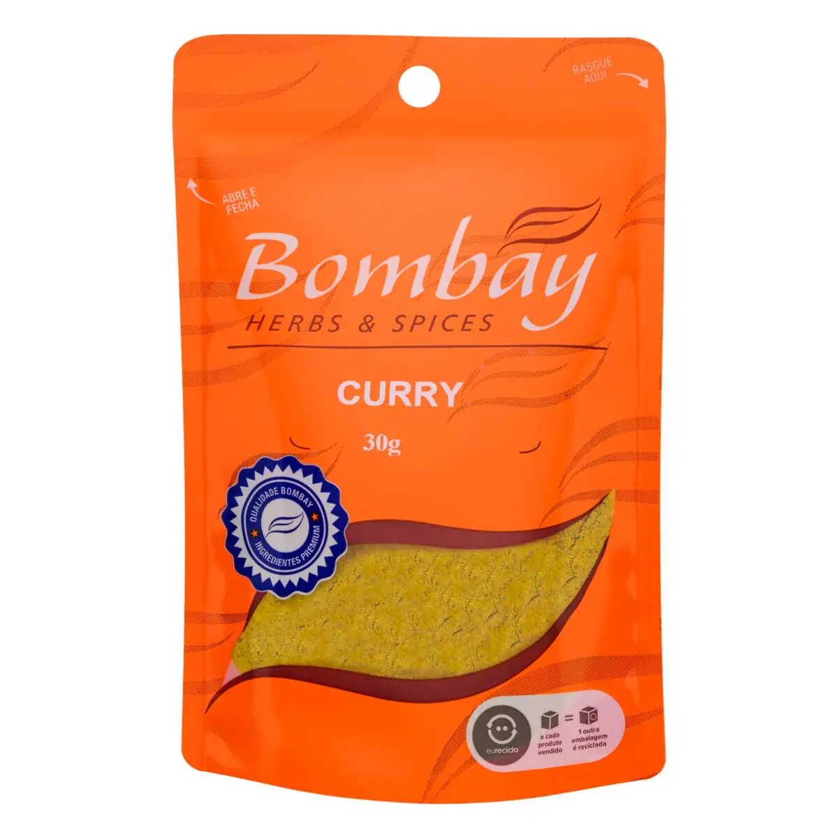 Tempero Curry Indiano Especiaria Bombay Pouch 30g