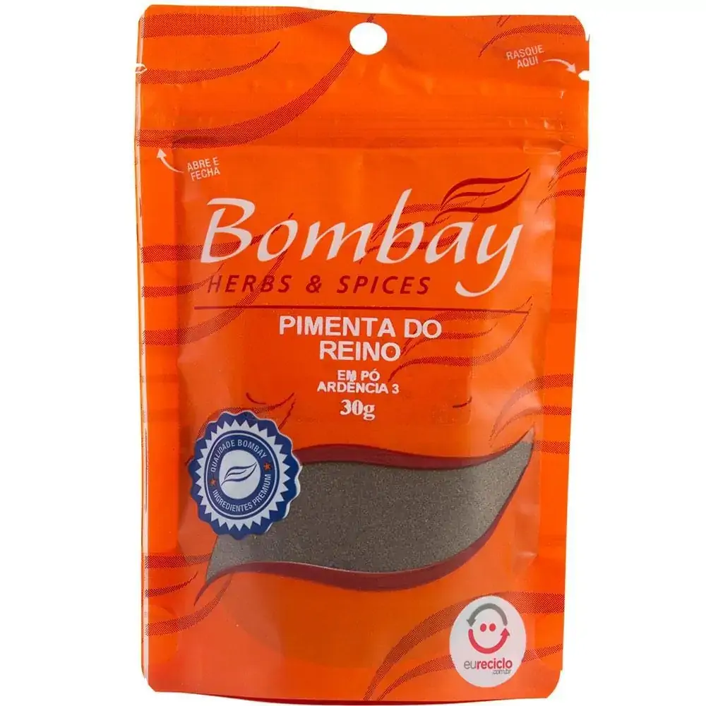 Pimenta do Reino em Pó 30g (Pouch)