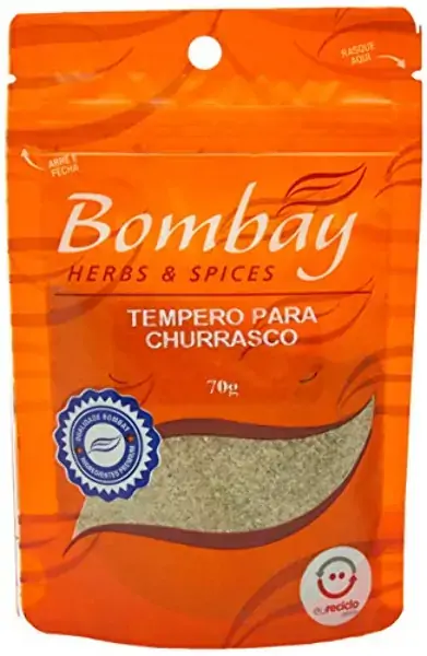 Tempero Para Churrasco Bombay 70g