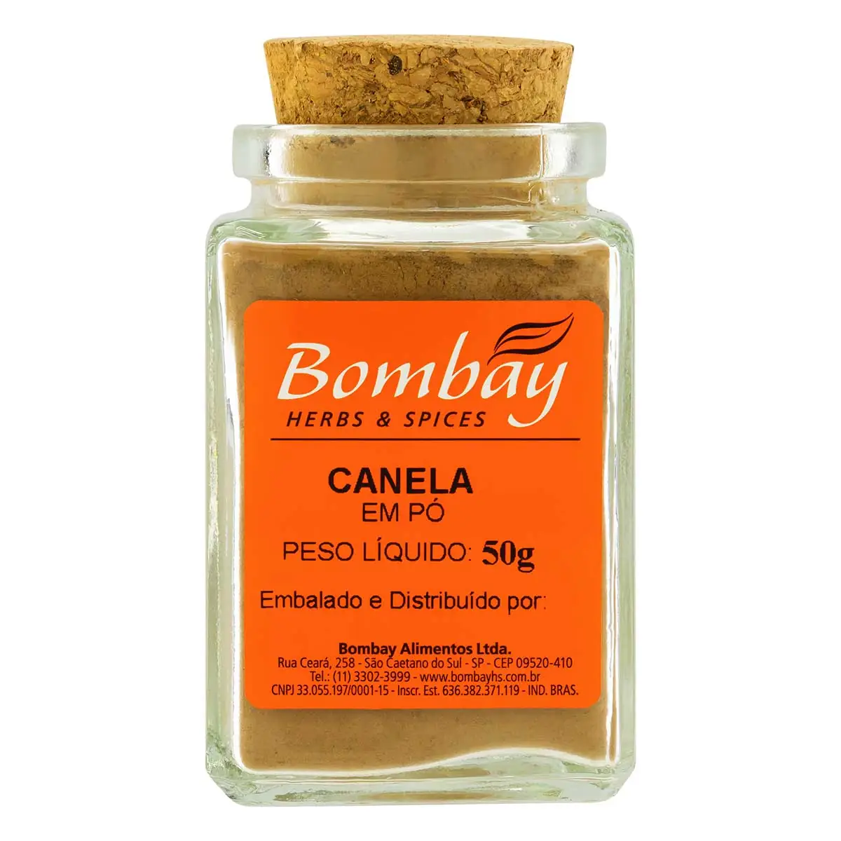 Canela em Pó Bombay Vidro 50g