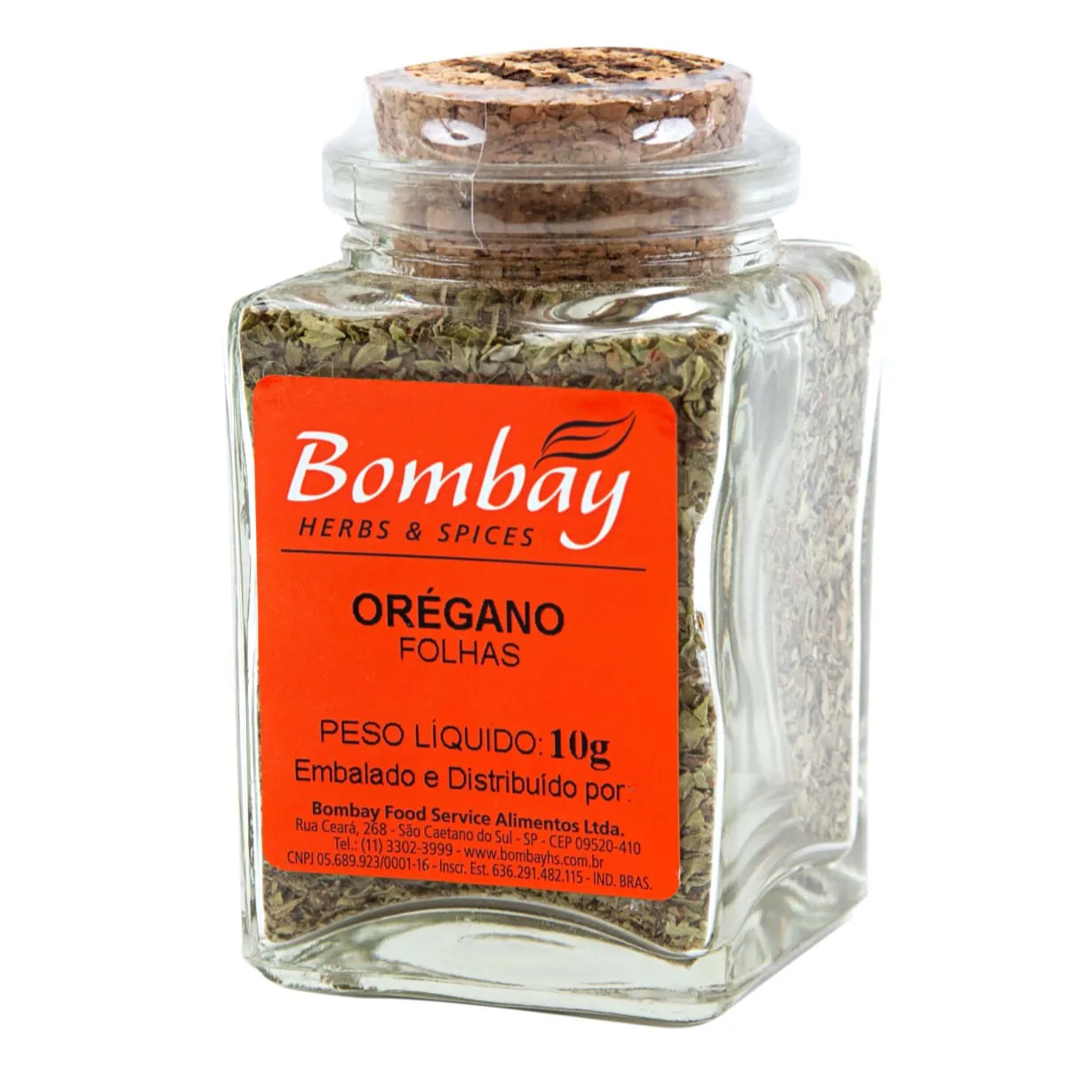 Orégano Folha Bombay Herbs & Spices Vidro 10g