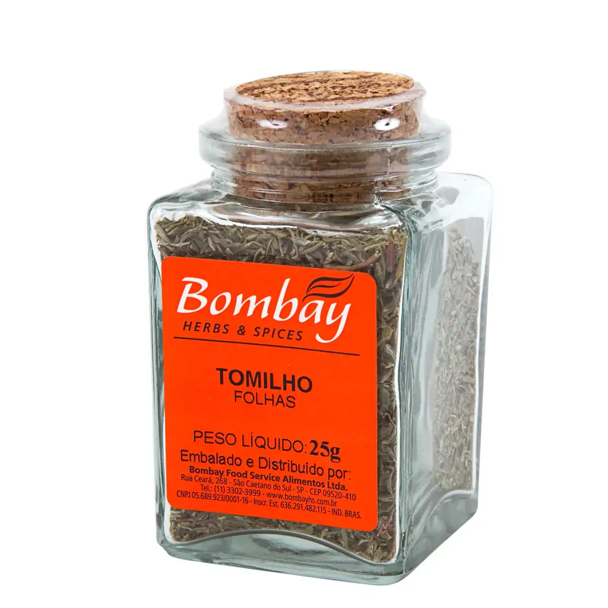 Tomilho Folhas Bombay 25gr