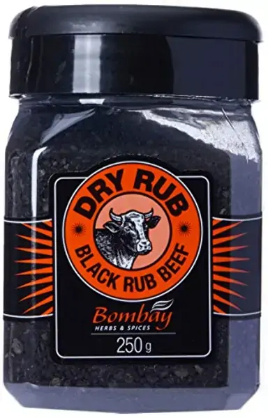 Dry Rub Black Beef Bombay Pet 250g