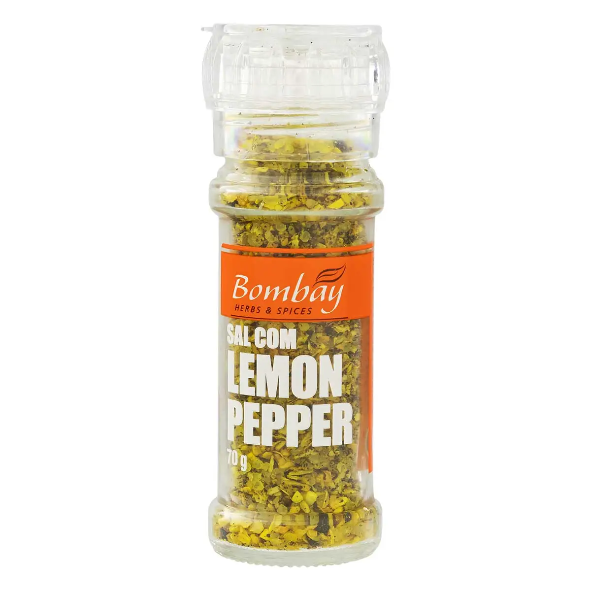 Tempero Moedor Sal Lemon Pepper Bombay Herbs & Spices 70g