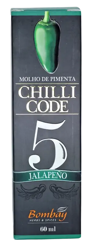 Molho Chili Code 5 Bombay 60ml Pim.jalapeno