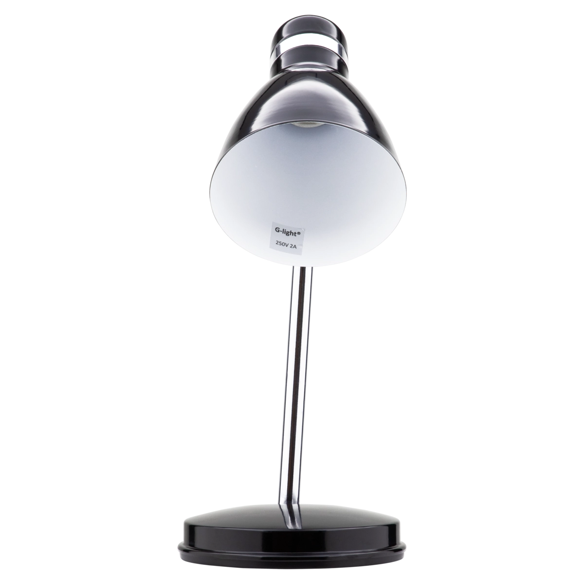 Luminária Preta De Mesa Ema E27 G Light 250v