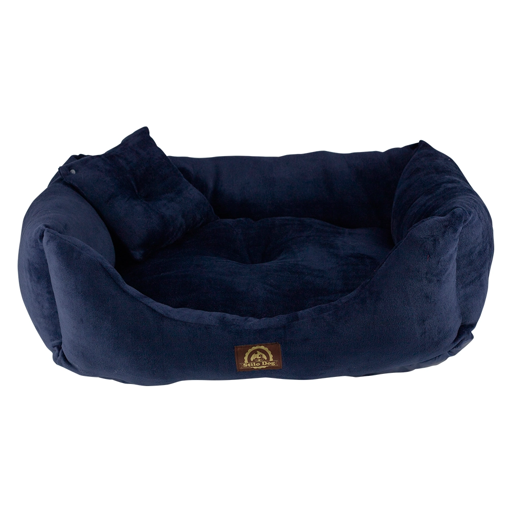 Cama Fascínio Plush Marinho Gg