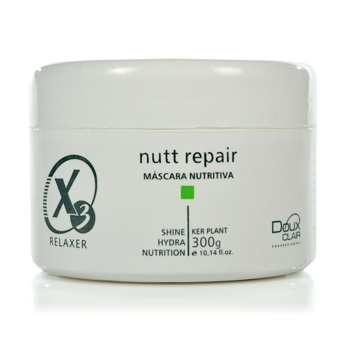 Doux Clair X3 Relaxer Máscara Nutritiva Nutt Repair