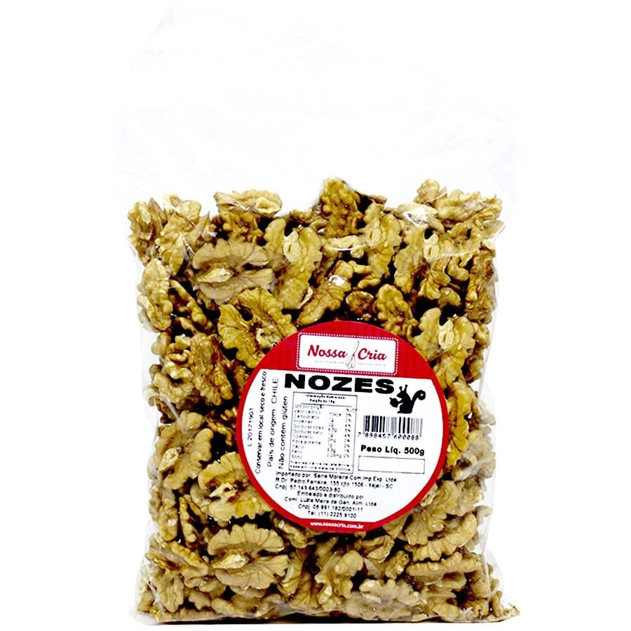 Nozes Inteira 500g Nossa Cria