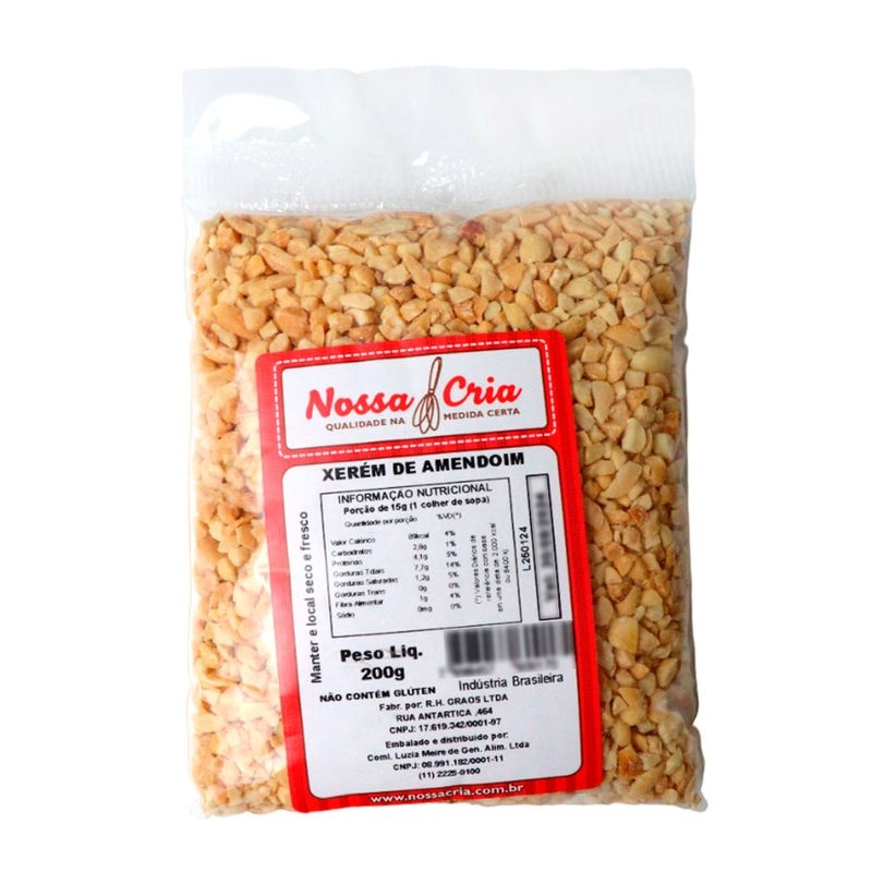 Amendoim Xerem 200g Nossa Cria