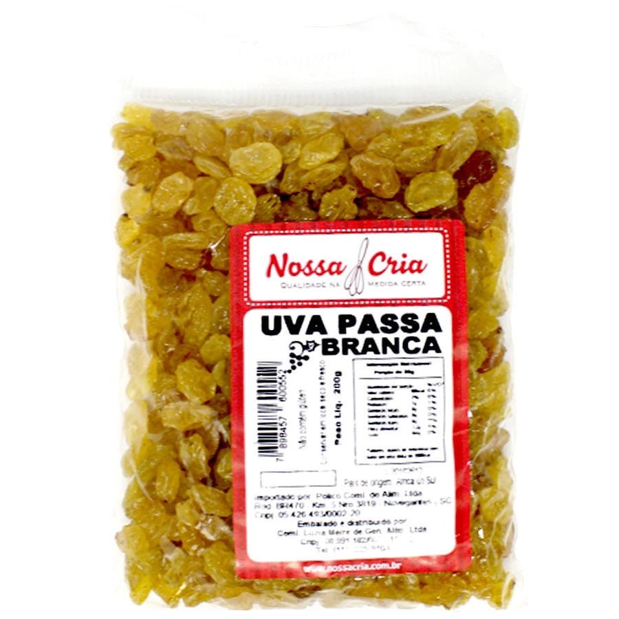 Uva Passa Branca 200g Nossa Cria